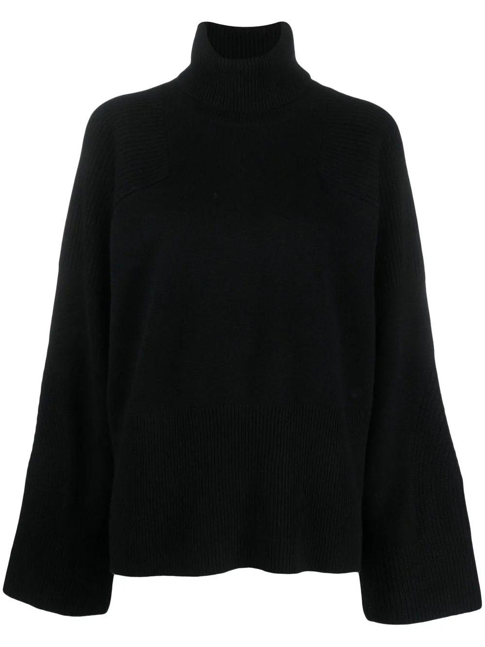 

Loulou Studio cashmere roll neck jumper - Black