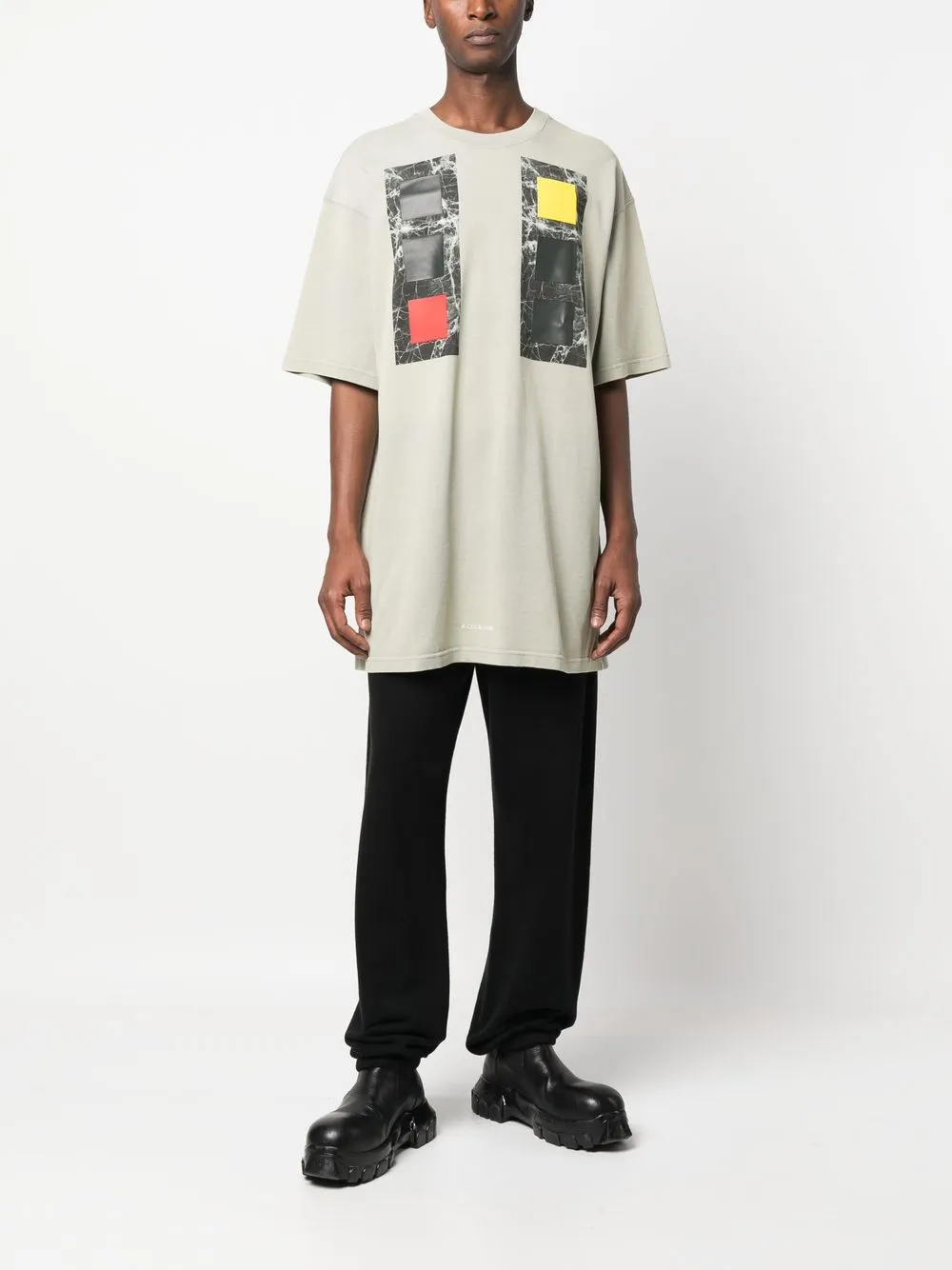 A-COLD-WALL* T-shirt met grafische print - Beige