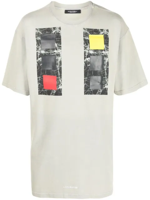 A-COLD-WALL* playera Cubist manga corta