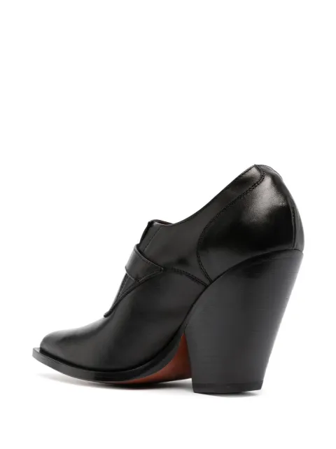 Sonora side-buckle fastening pumps CHB903BKCAL03W - 2