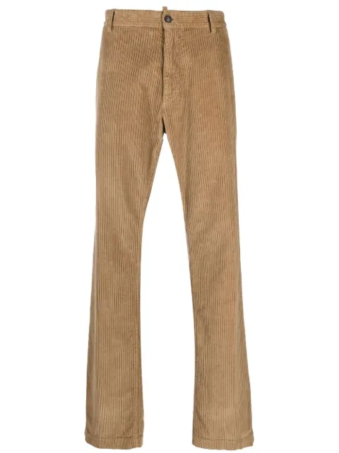 straight-leg corduroy trousers