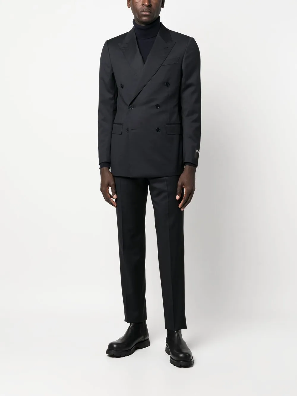 Zegna Kasjmier coltrui - Blauw
