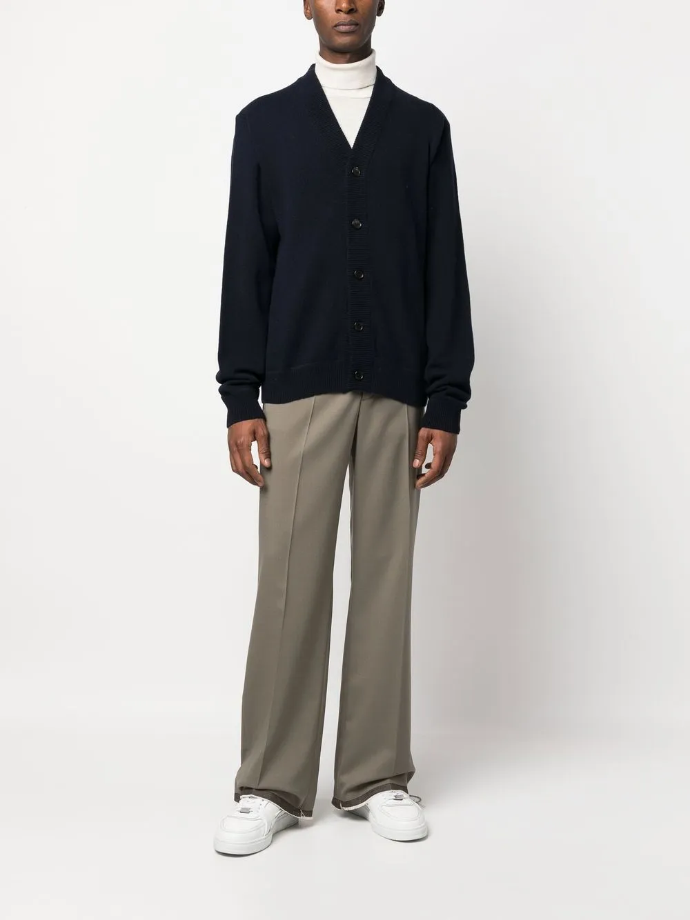 Image 2 of PS Paul Smith V-neck wool cardigan