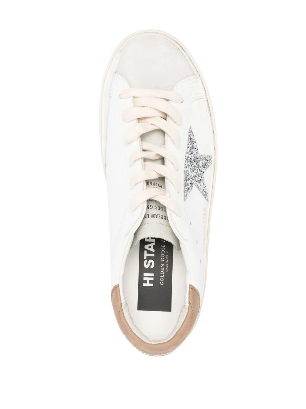 Golden Goose Hi Star lace-up Sneakers - Farfetch