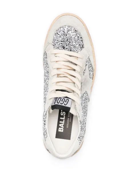 Golden Goose Ball-Star glitter low-top sneakers GWF00117F00399270136 - 3