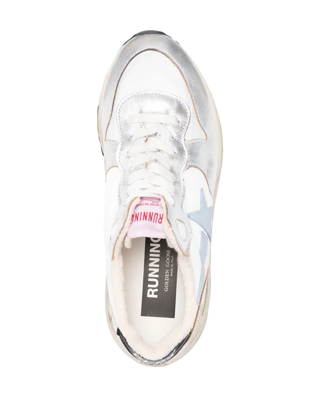 Golden goose metallic sneakers new arrivals