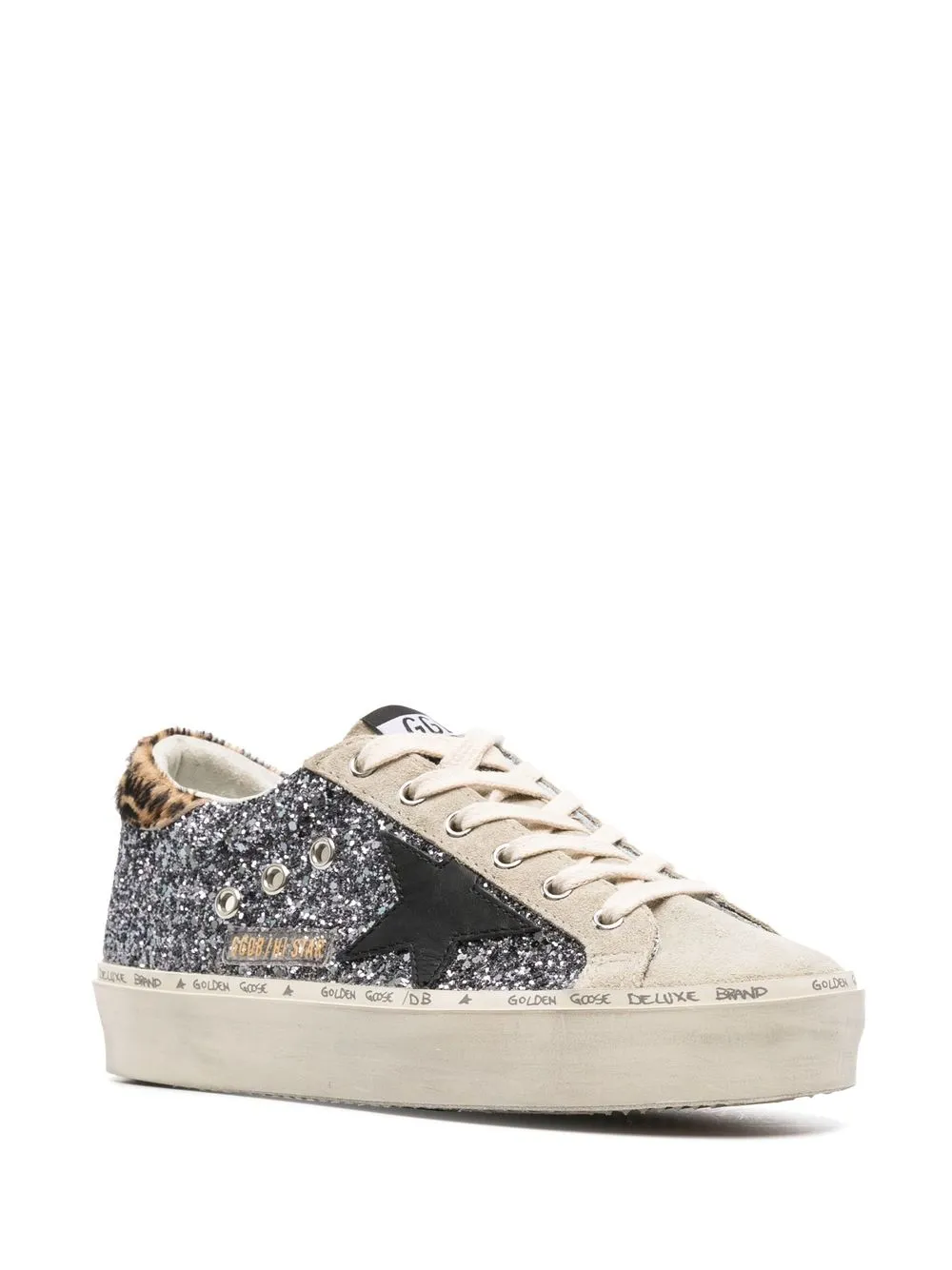 Golden Goose Super-Star low-top sneakers - 82140 DARK GREY/TAUPE/BLACK