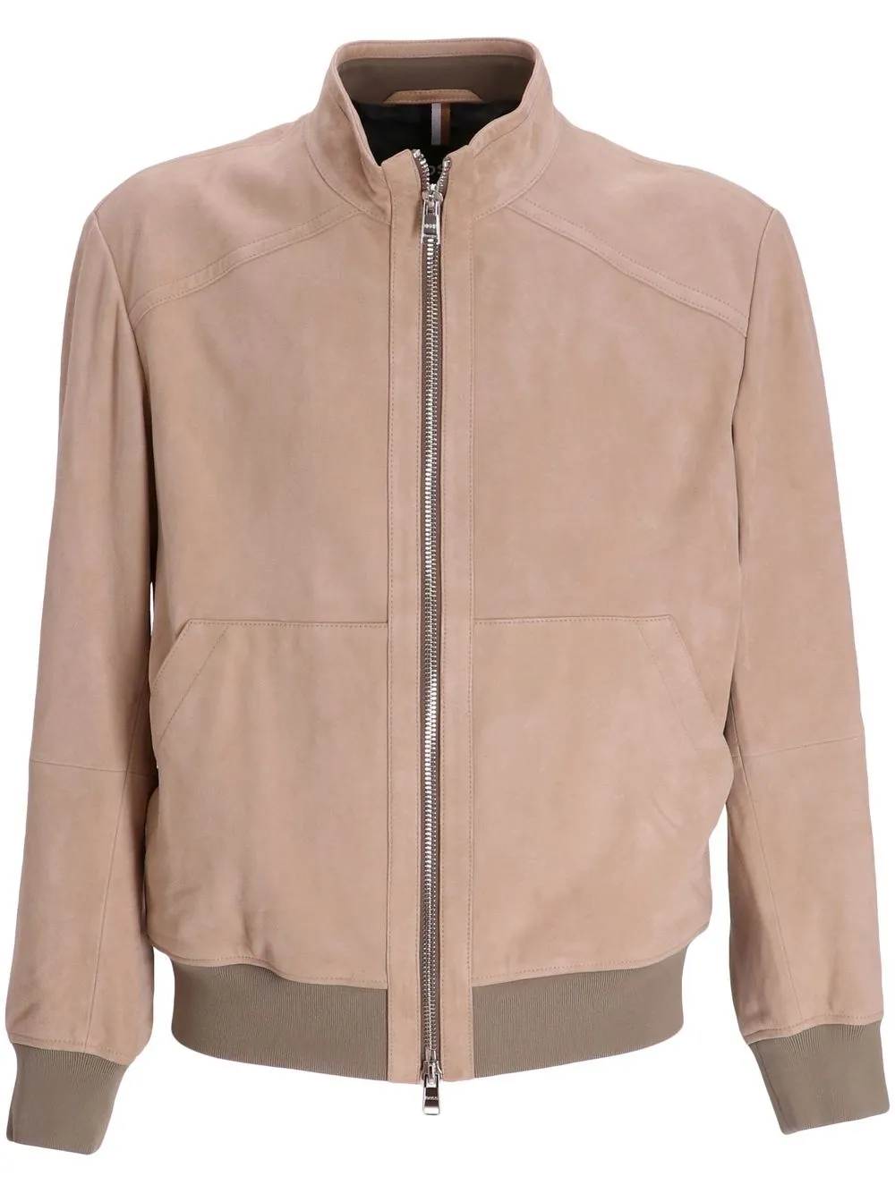 

BOSS high-neck suede jacket - 275