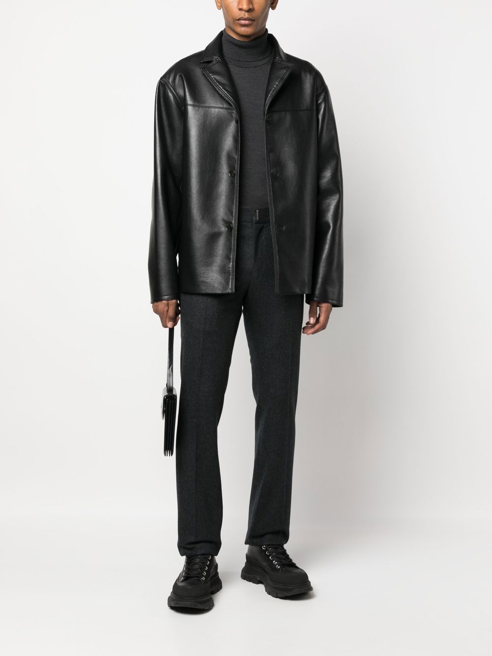 Givenchy Pantalon met logoplakkaat - Grijs