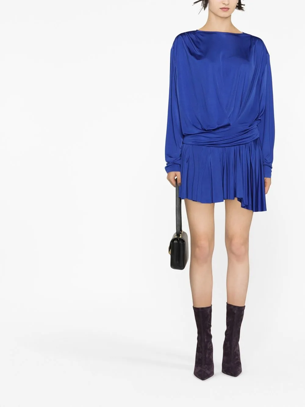 ISABEL MARANT Gedrapeerde mini-jurk - Blauw