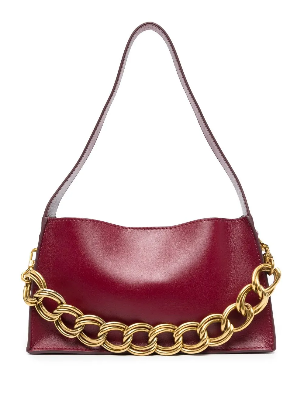 

Manu Atelier chain-detail leather tote bag - Red