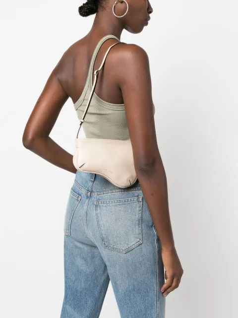 Manu Atelier logo-detail leather shoulder bag 2022503 - 1