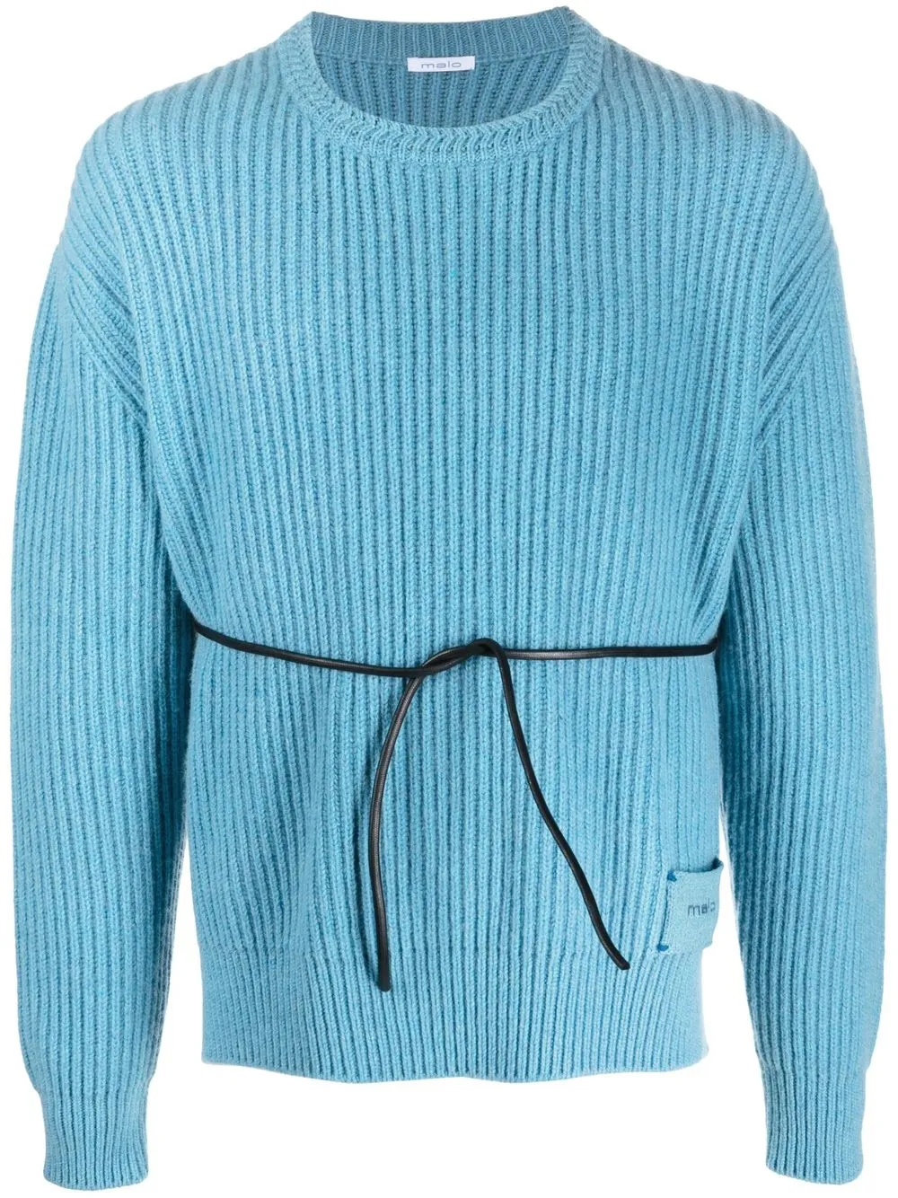 

Malo ribbed-knit cashmere jumper - Blue