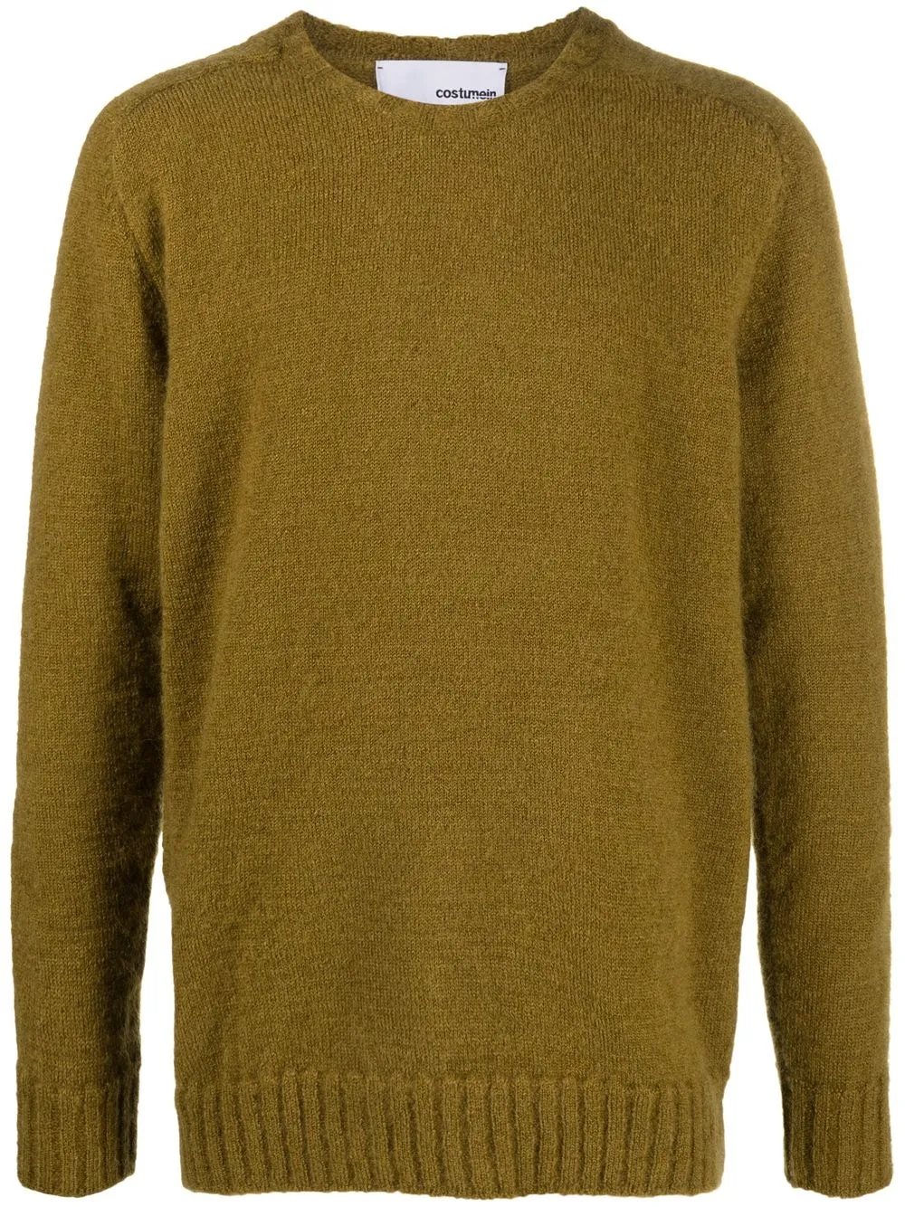 

Costumein crew-neck mohair-blend sweater - Green