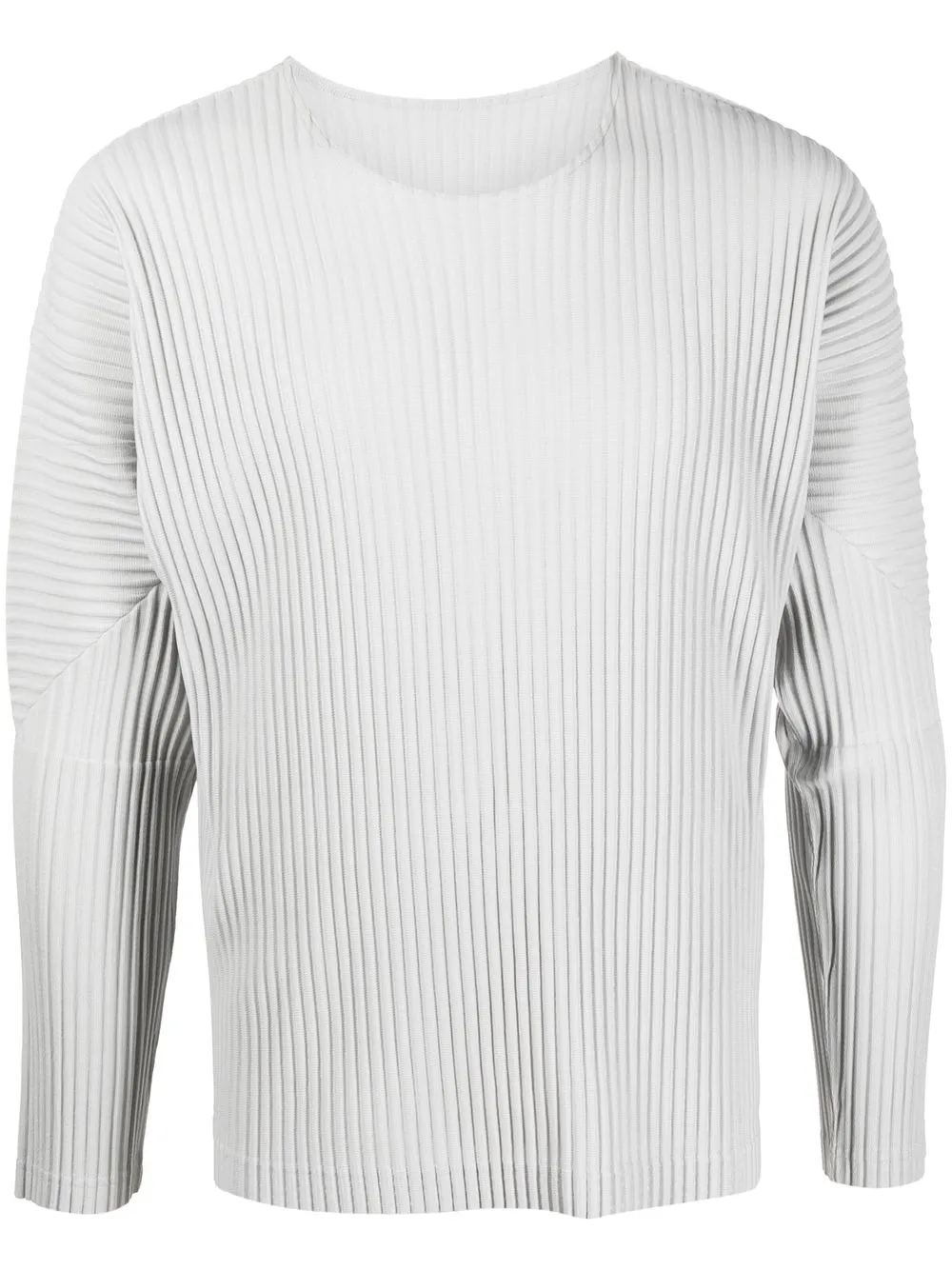 

Homme Plissé Issey Miyake ribbed round-neck sweater - Grey