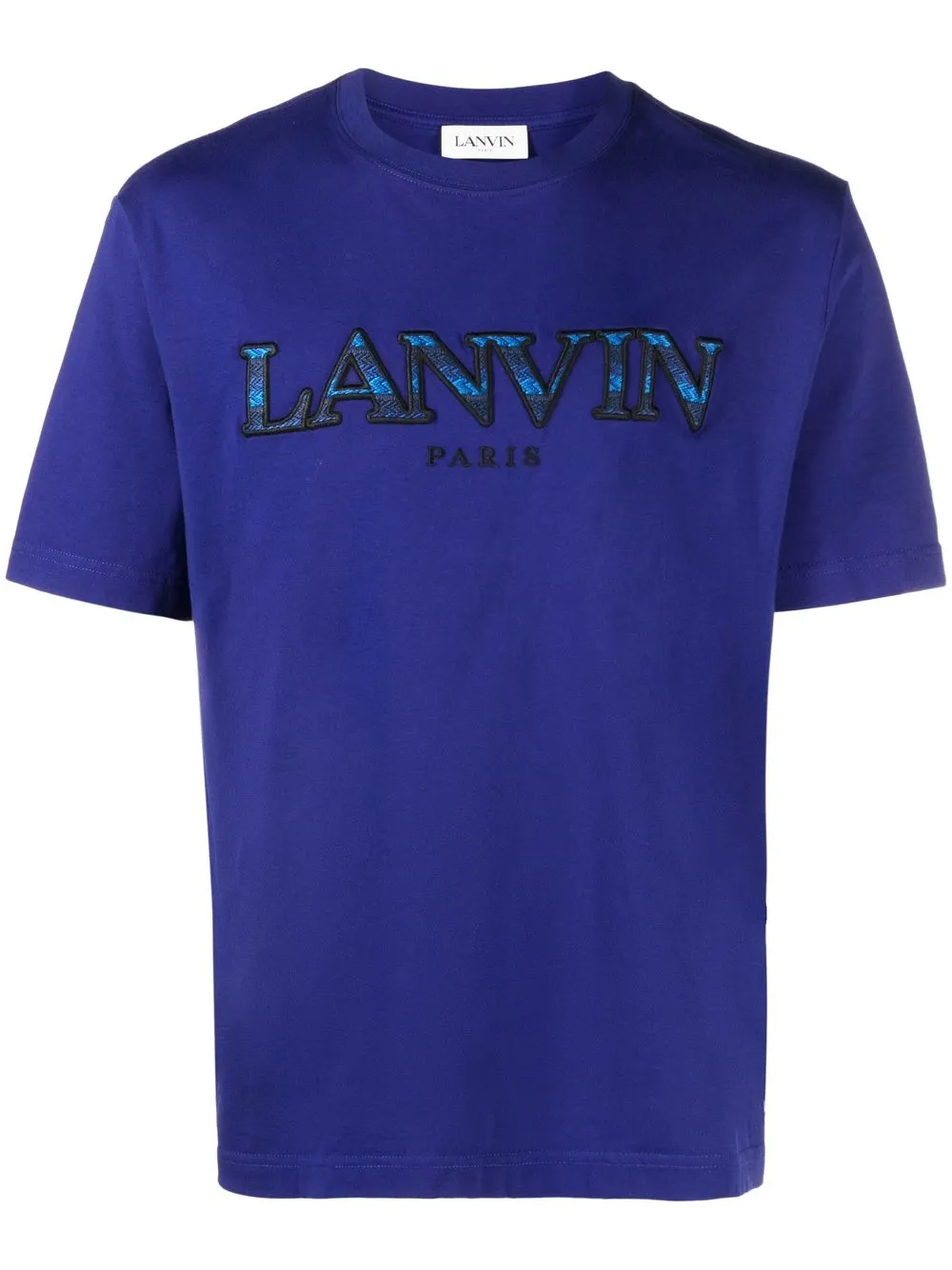 

Lanvin logo-embroidered T-shirt - Blue