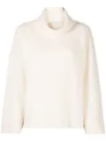 Malo alpaca-blend turtleneck sweater - White