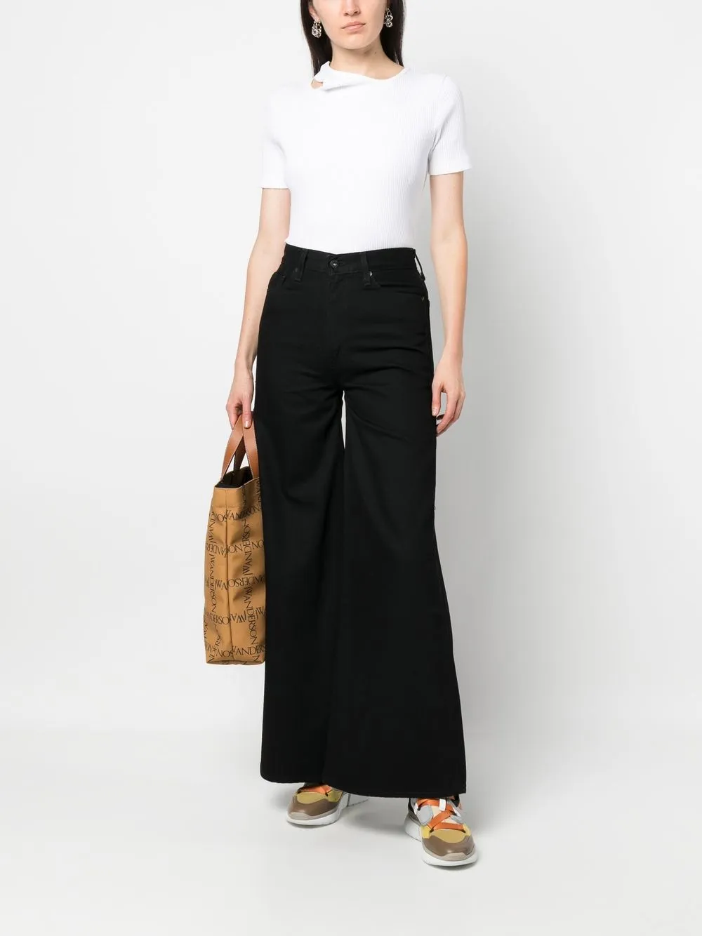 Levi's: Made & Crafted Flared jeans - Zwart