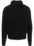 Valentino Garavani chunky roll-neck jumper - Black