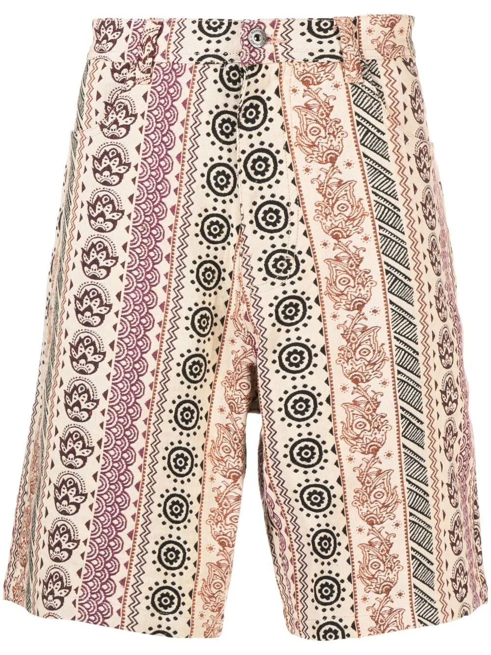 

Pleasures Orbit patterned jacquard shorts - Neutrals