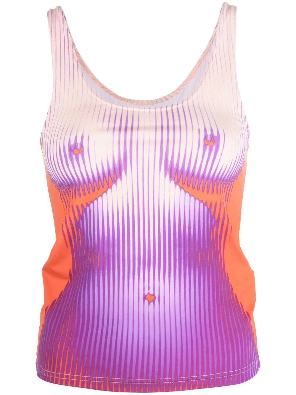 

Y/Project x Jean Paul Gaultier Body Morph top - Red