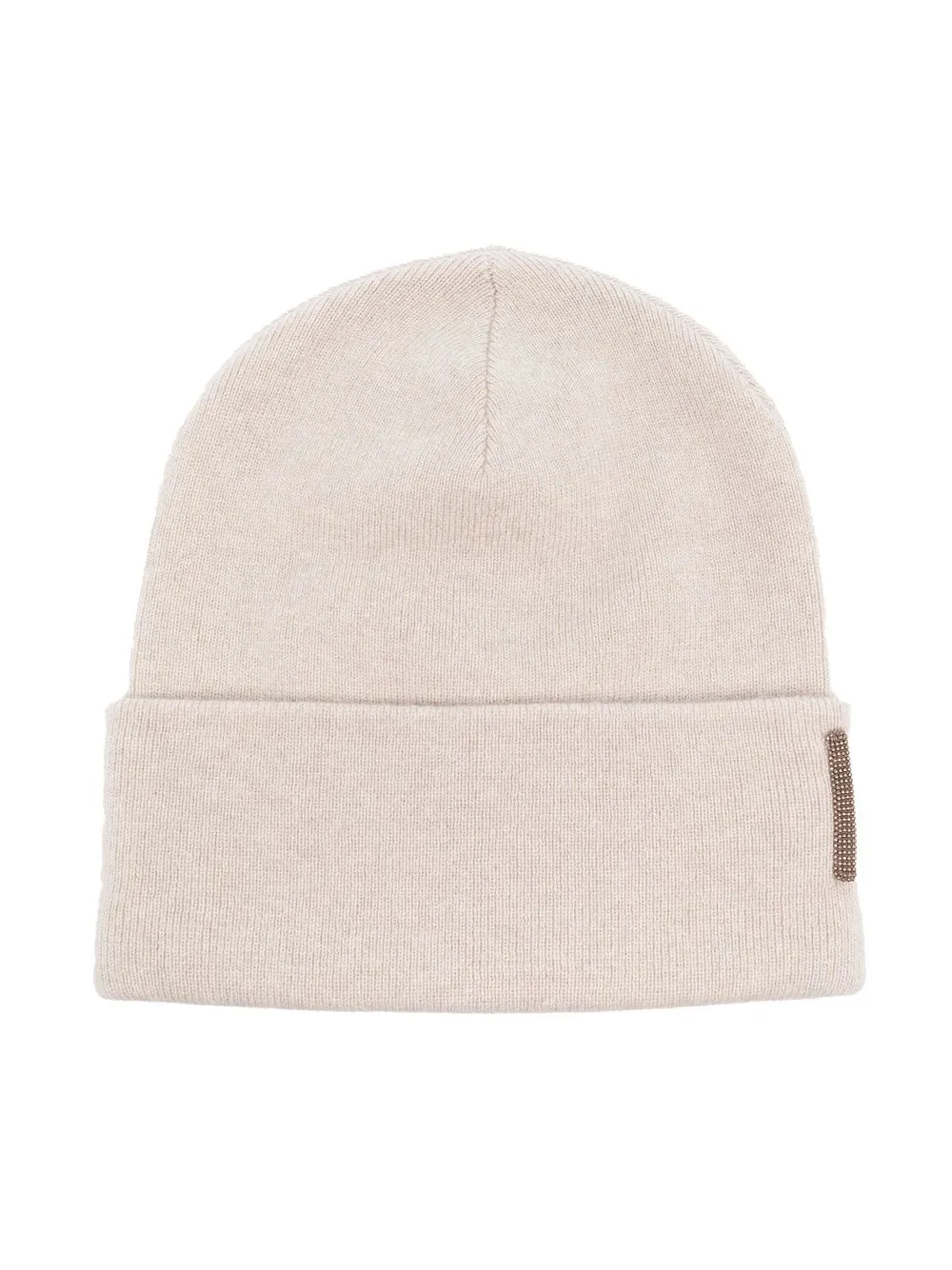

Brunello Cucinelli Kids cashmere studded beanie - Neutrals