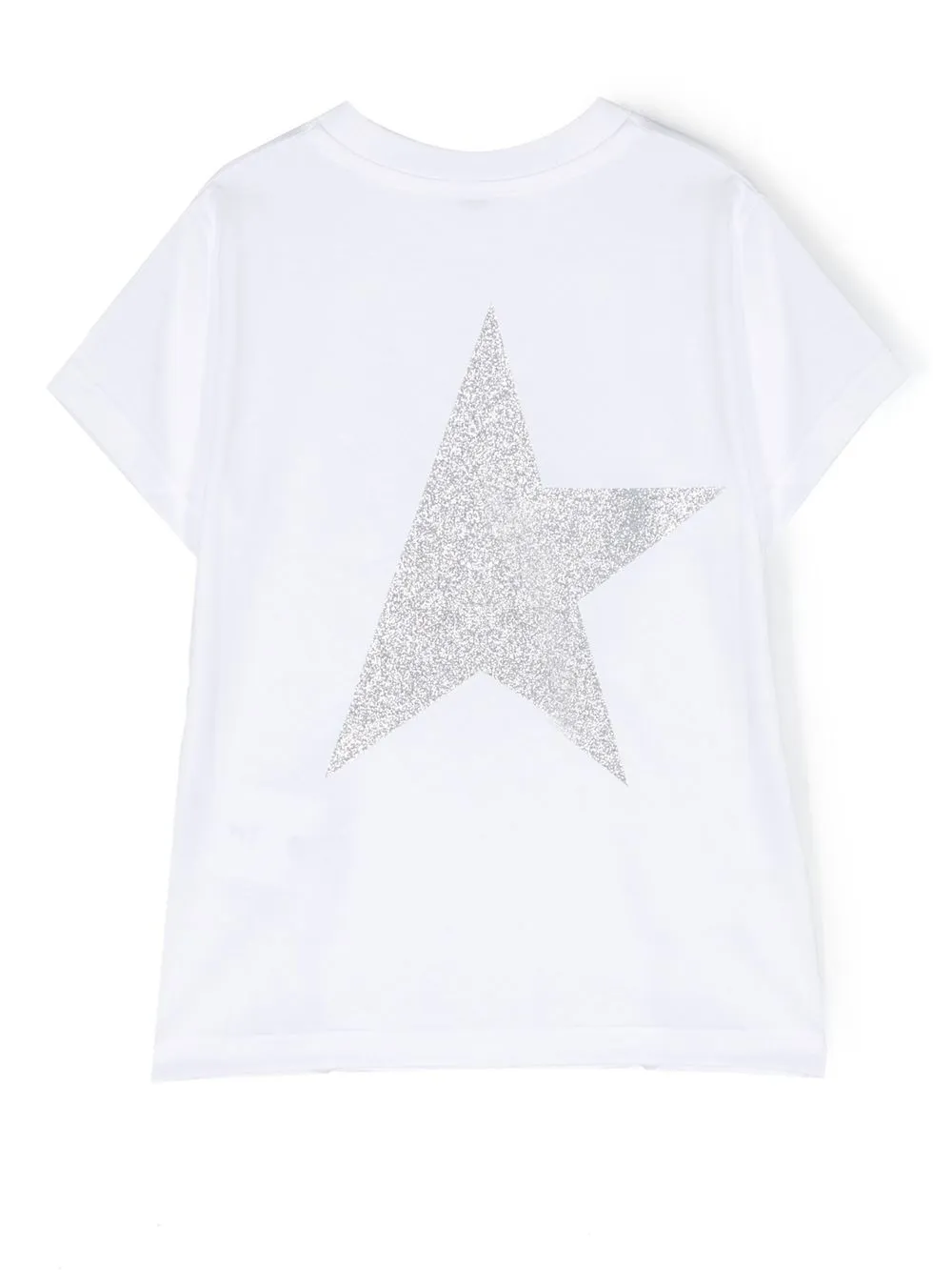 goldengoosekids Golden Goose Kids T-shirt met sterrenprint - Wit