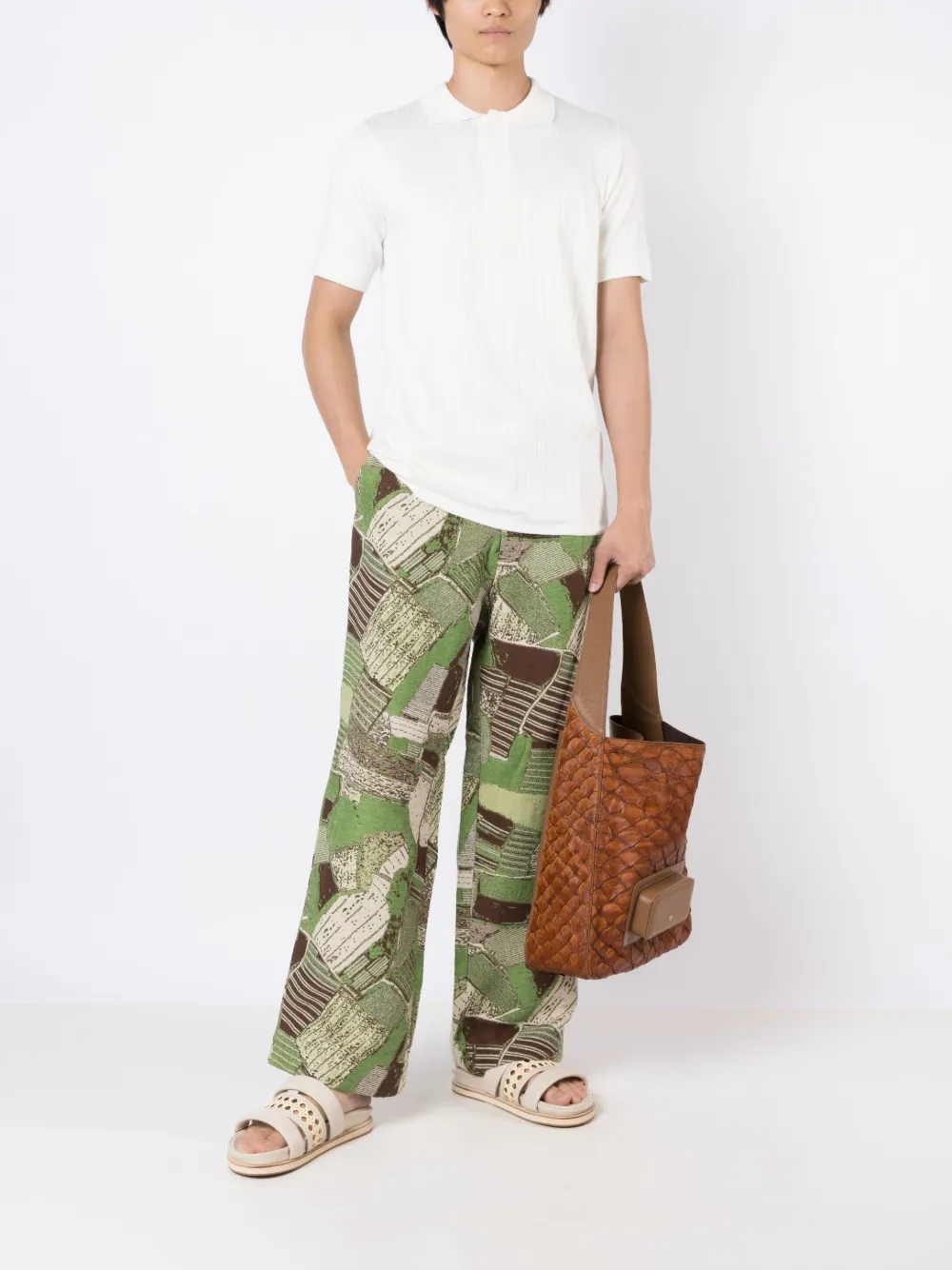 MISCI Straight broek - Groen