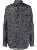 TOM FORD leopard-print long-sleeve shirt - Grey