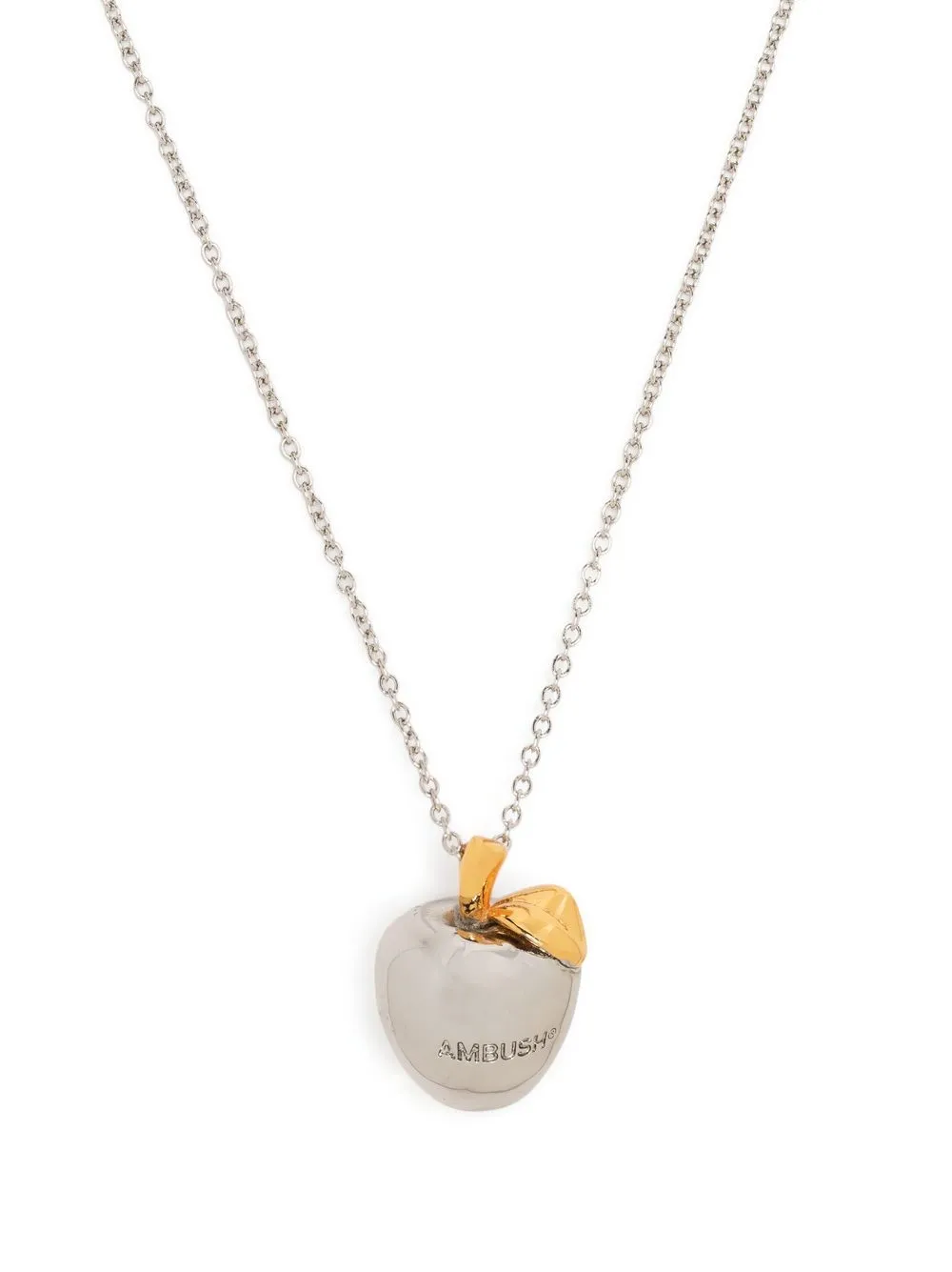 AMBUSH apple charm necklace - Silver
