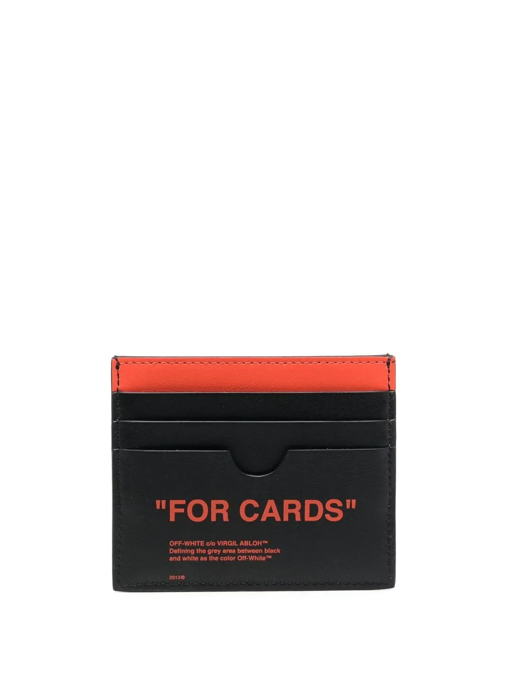 Off white 2025 card holder red