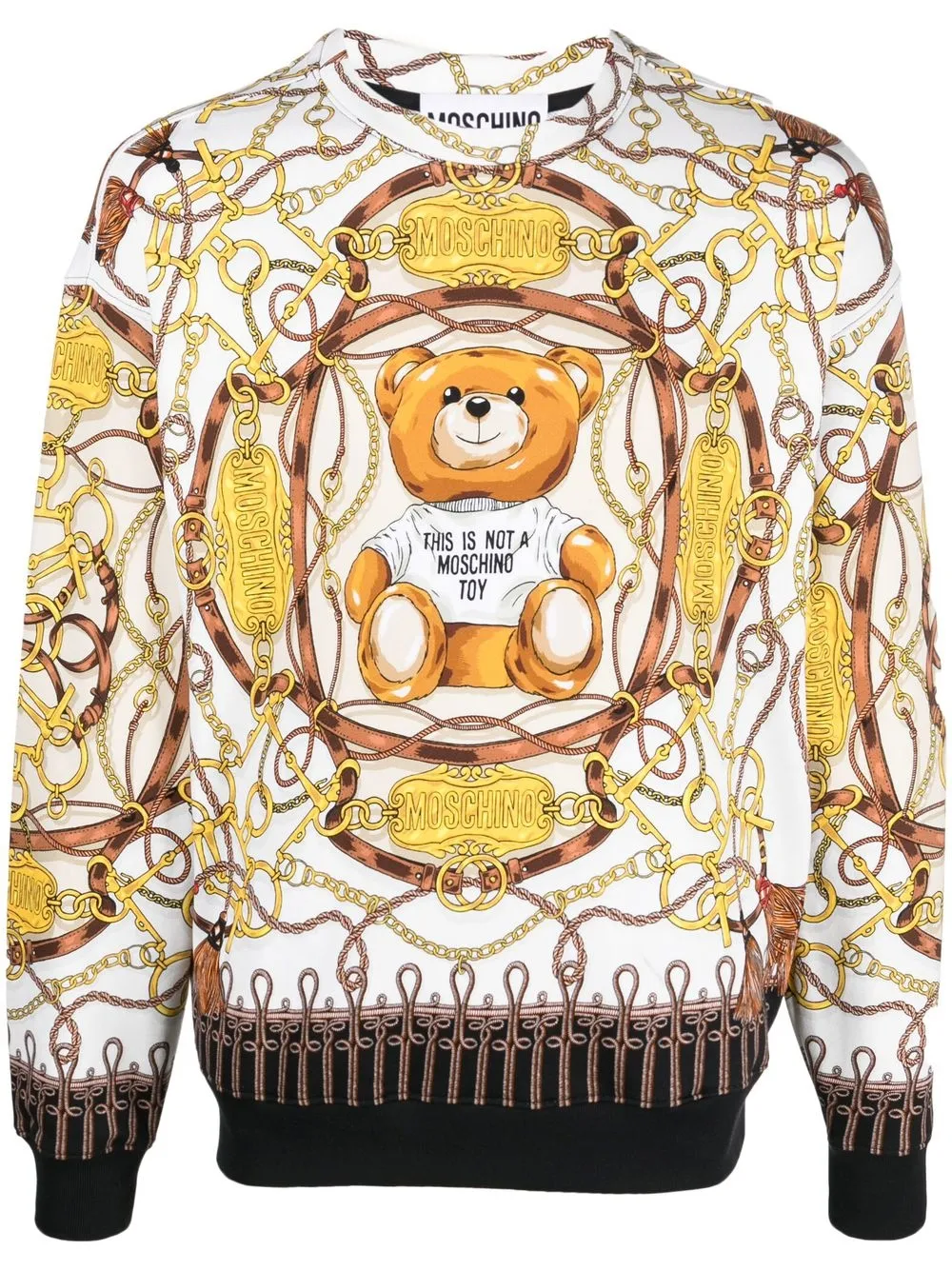 

Moschino teddy-print sweatshirt - Neutrals