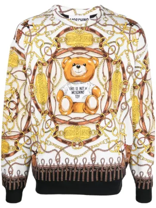 Moschino teddy-print Sweatshirt - Farfetch 