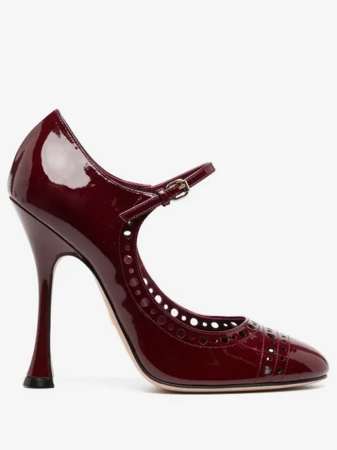 Giambattista Valli 110mm cut-out pumps
