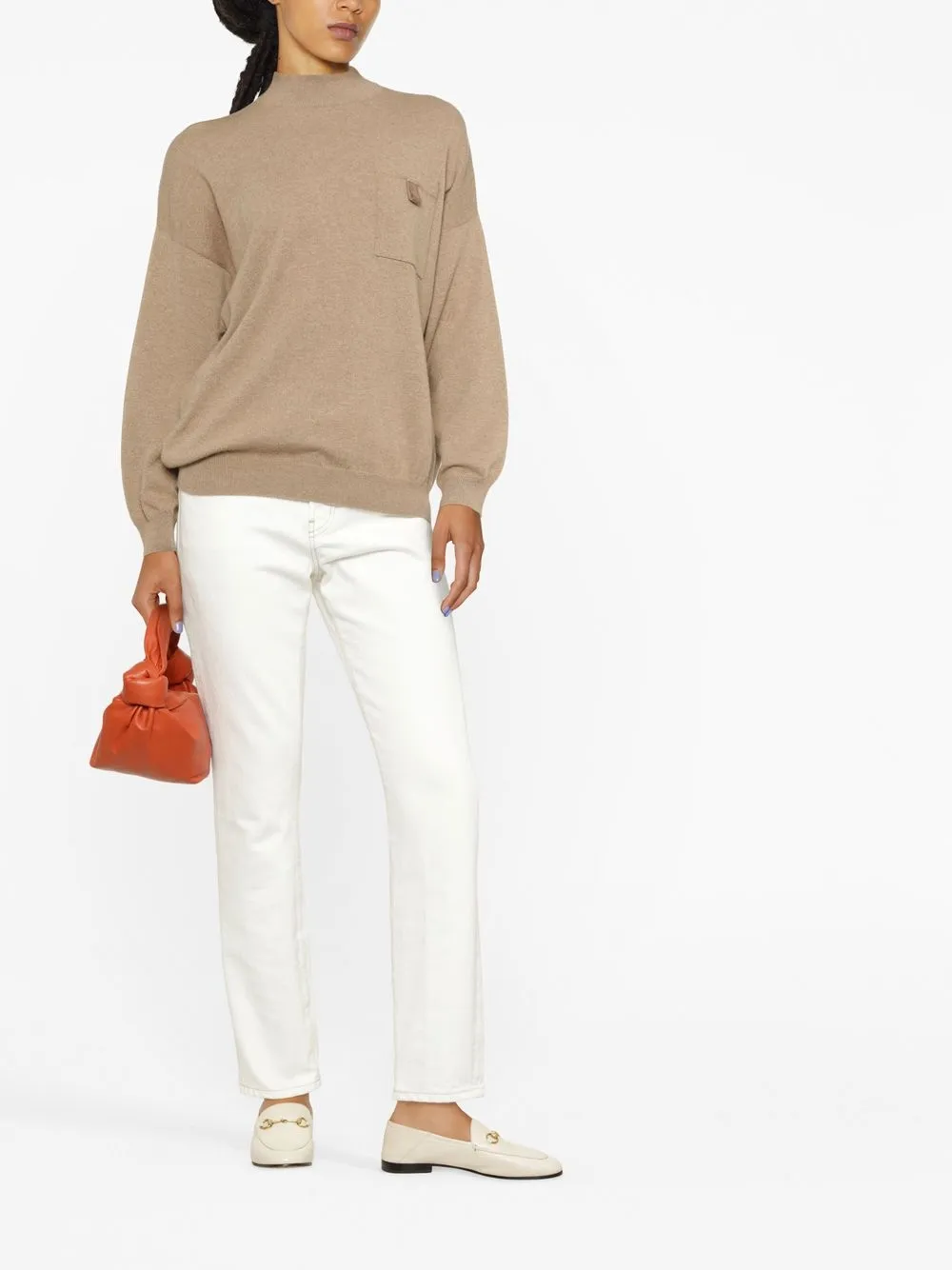 Brunello Cucinelli Kasjmier trui - Bruin