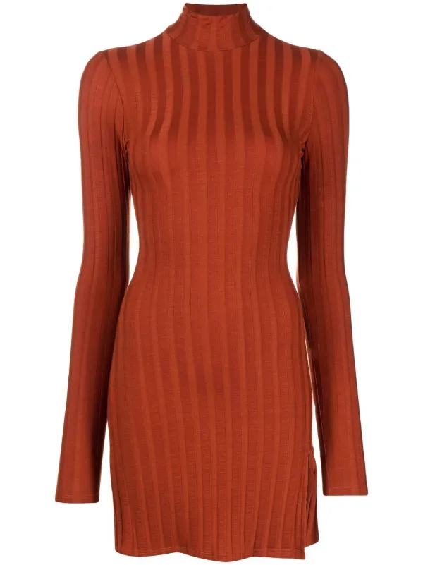 Reformation ribbed dress top