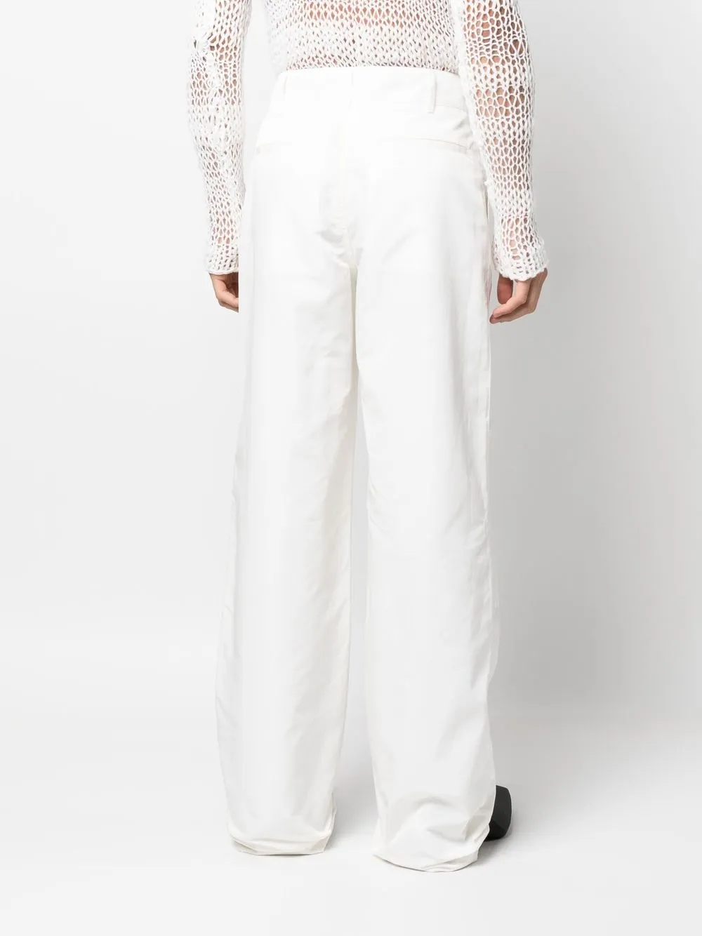 Alyx Lightercap Straight-leg Trousers In Weiss