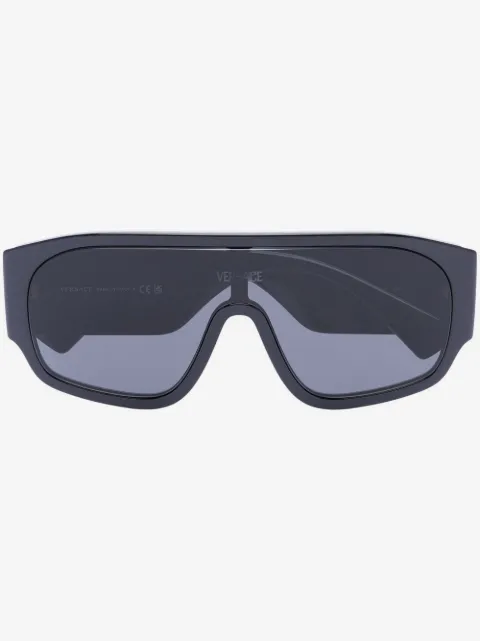 Versace Eyewear 90s Logo-Injected Mask sunglasses