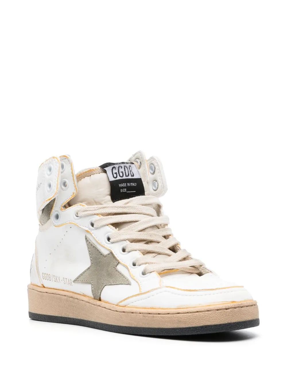 Golden goose gold high tops online