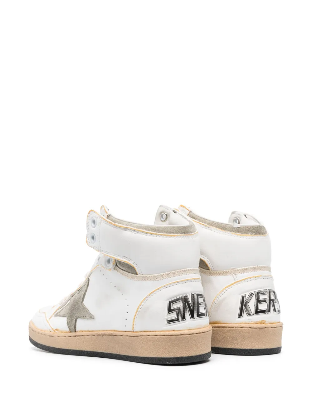 Golden Goose Sky-Star ハイカット スニーカー | ホワイト | FARFETCH JP