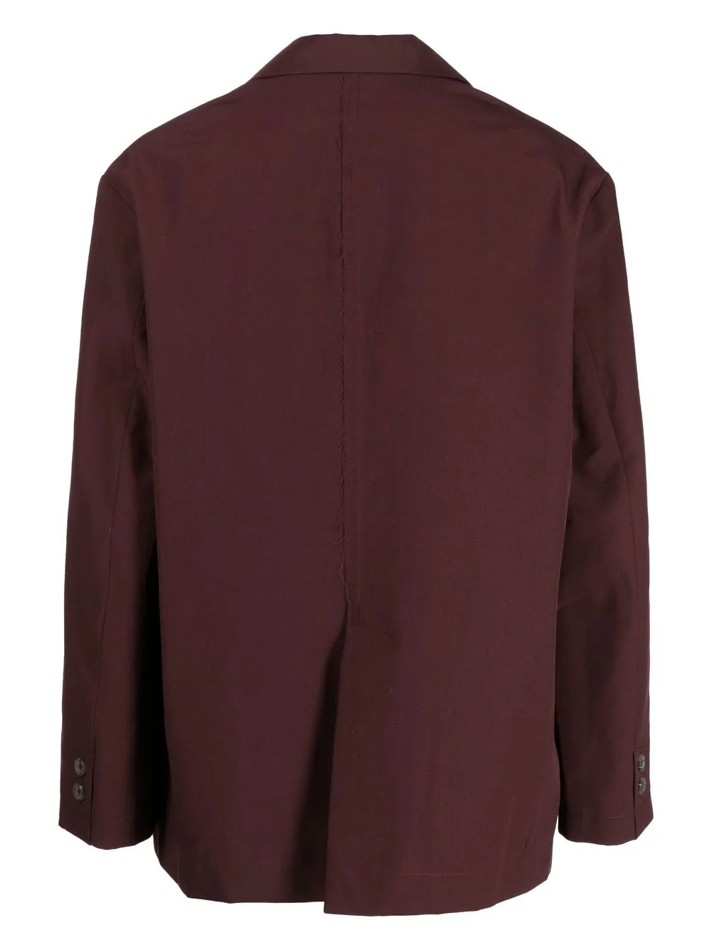 Song For The Mute Blazer met enkele rij knopen - Rood