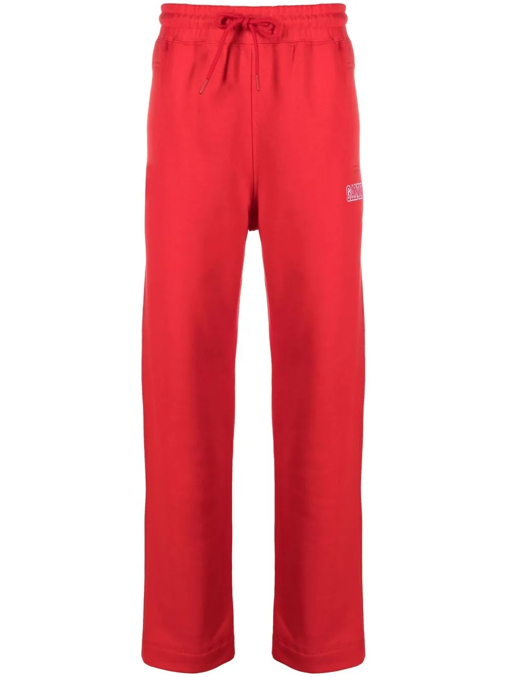 Image 1 of GANNI logo-embroidered track pants