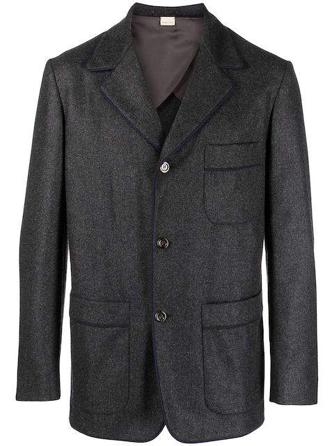 Gucci blazer en serge à simple boutonnage