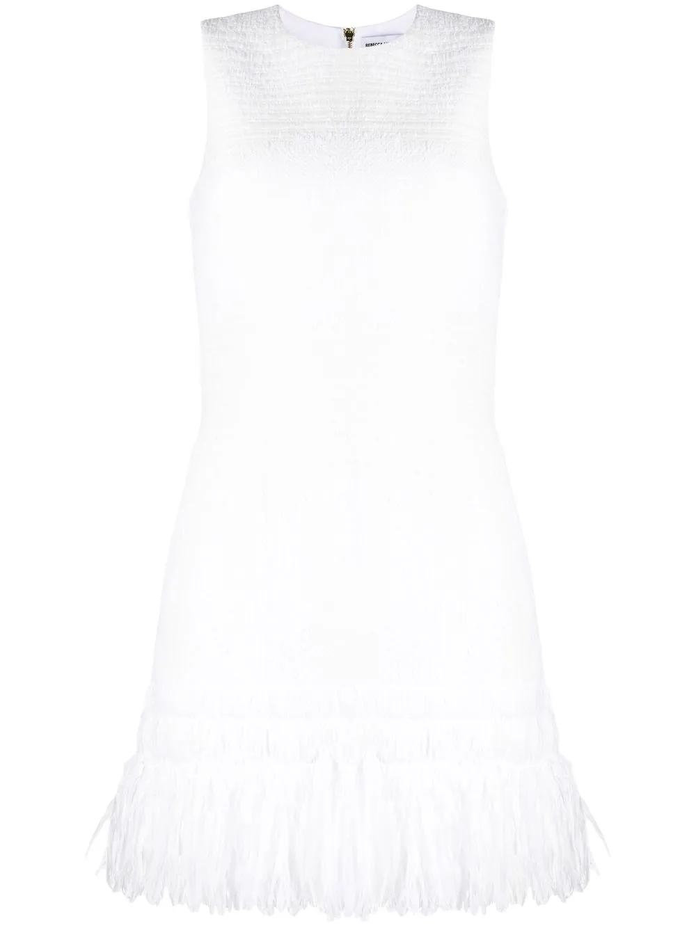 REBECCA VALLANCE ANTONIA FRINGED MINI DRESS