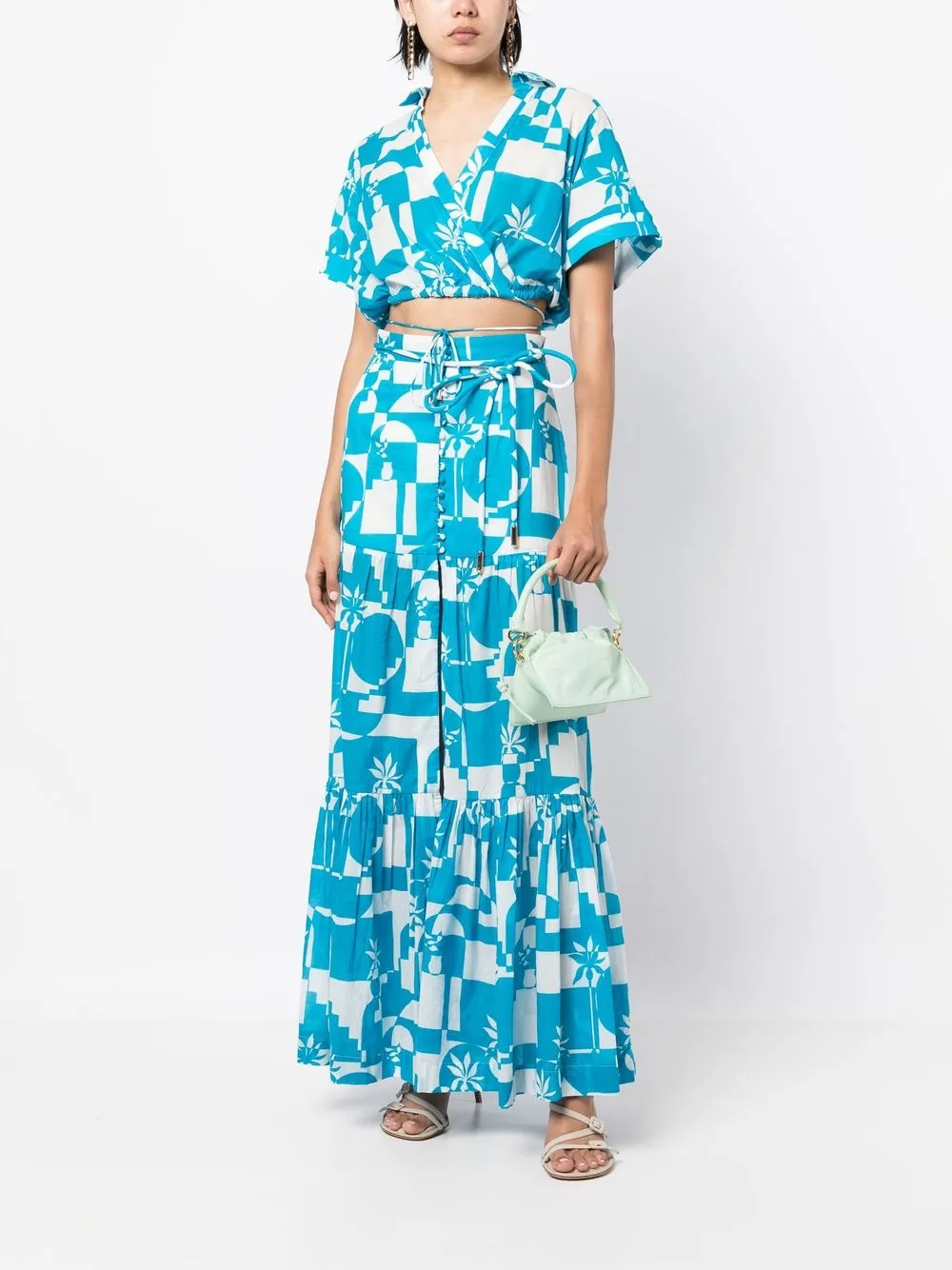 Rebecca Vallance Cropped blouse - Blauw