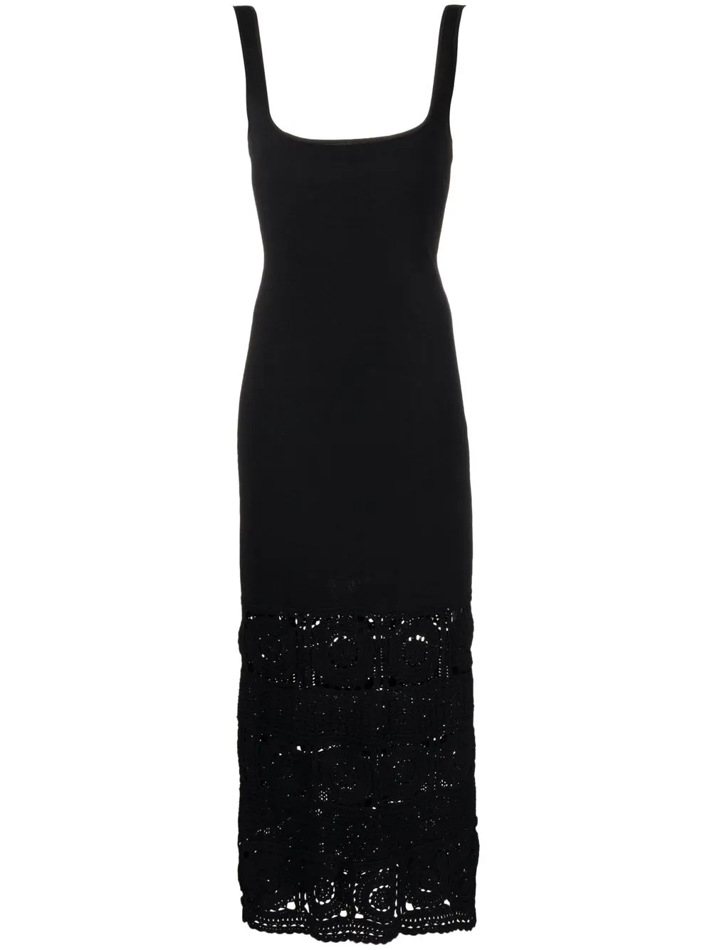 

Rebecca Vallance Romina square-neck midi dress - Black