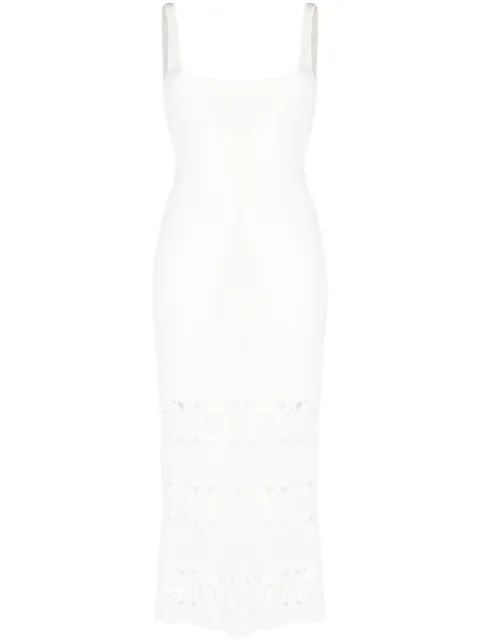 Romina square-neck midi dress