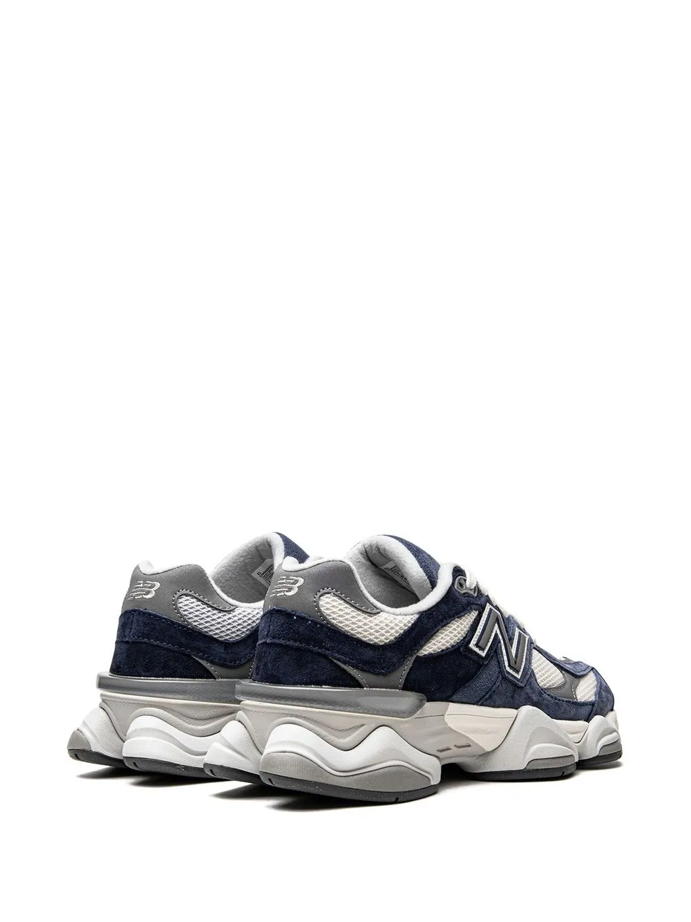 New Balance 9060 Mesh Low-top Sneakers With Suede Inserts In Blue