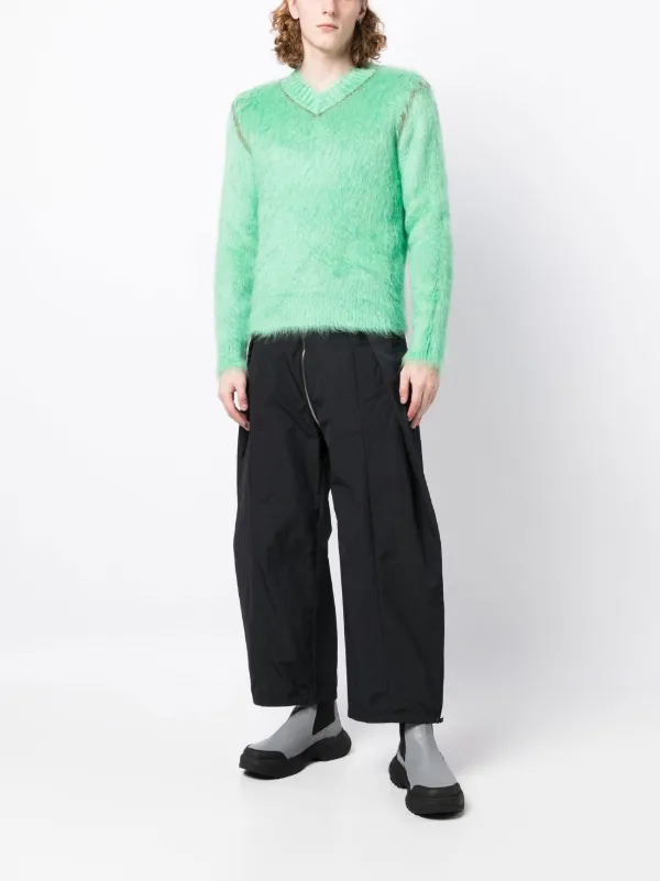 crew neck knitted jumper