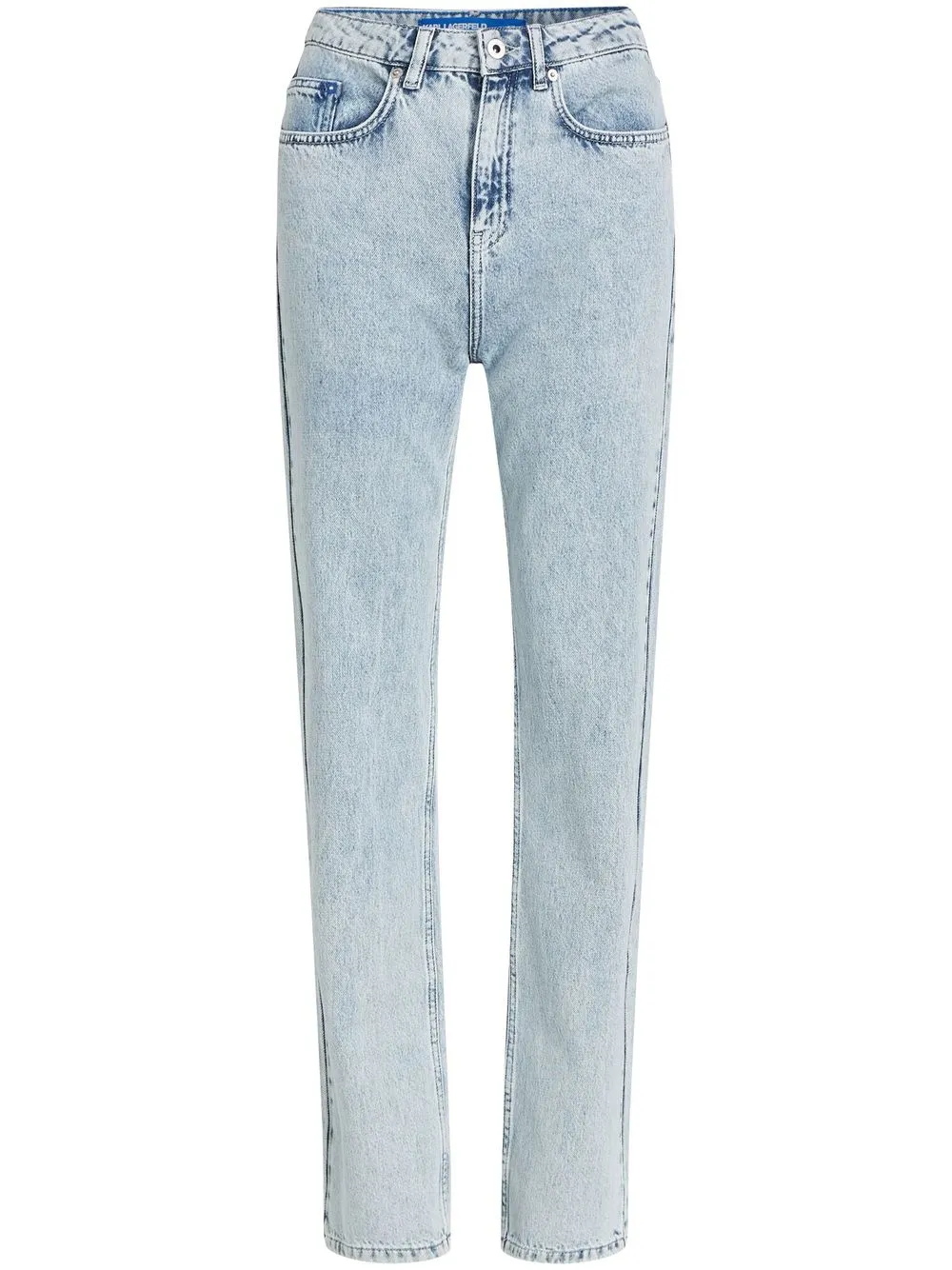 

KARL LAGERFELD JEANS high-rise straight jeans - Blue